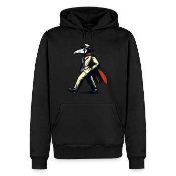 Halloween Kostüm Deko Plague Doctor Okkulte Kunst - Männer Premium Bio Hoodie - Schwarz - Vorne - Nico (187cm)