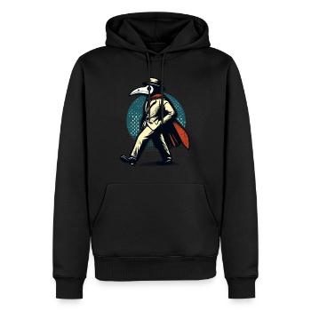 Halloween Kostüm Deko Gruseliges Party Design - Männer Premium Bio Hoodie - Schwarz - Vorne - Nico (187cm)