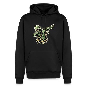 Dabbender Zombie Lustiges Dabbing Design Lustige - Männer Premium Bio Hoodie - Schwarz - Vorne - Nico (187cm)