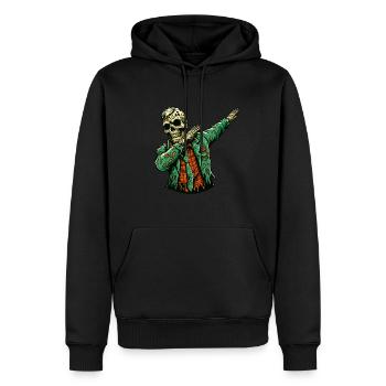 Dabbing Zombie Funny Dabbing Design - Men’s Premium Organic Hoodie - black - Front - Nico (187cm)