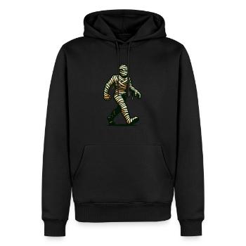Retro Mummy Vintage Style Halloween Costume Decoration - Men’s Premium Organic Hoodie - black - Front - Nico (187cm)
