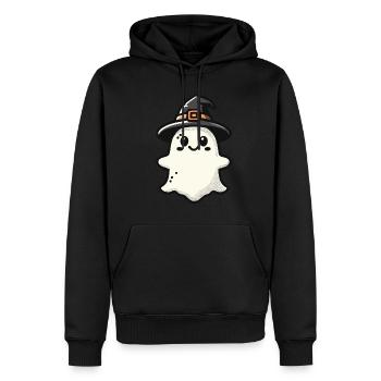 Lustiger Hexen Geist Gespenstische Party - Männer Premium Bio Hoodie - Schwarz - Vorne - Nico (187cm)