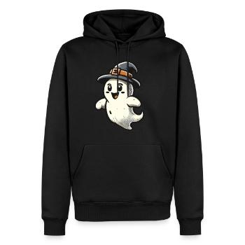 Lustiger Hexen Geist Gespenstische Party - Männer Premium Bio Hoodie - Schwarz - Vorne - Nico (187cm)