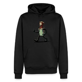 Unheimliches Popcorn Für Gruselfilme Halloween - Männer Premium Bio Hoodie - Schwarz - Vorne - Nico (187cm)
