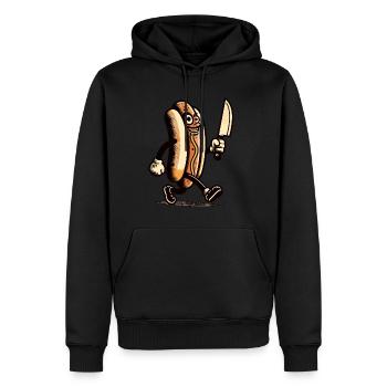 Leckeres Halloween Design Für Gruselfilme Psycho - Männer Premium Bio Hoodie - Schwarz - Vorne - Nico (187cm)