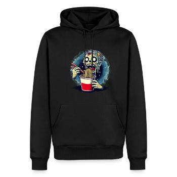 Zombie Ramen Nudeln Für Gruselfilme Japanisches - Männer Premium Bio Hoodie - Schwarz - Vorne - Nico (187cm)