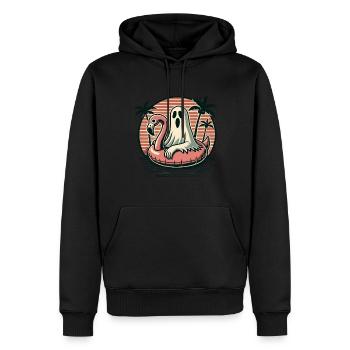 Sommer Halloween Gruseliger Lifestyle Gespenster - Männer Premium Bio Hoodie - Schwarz - Vorne - Nico (187cm)
