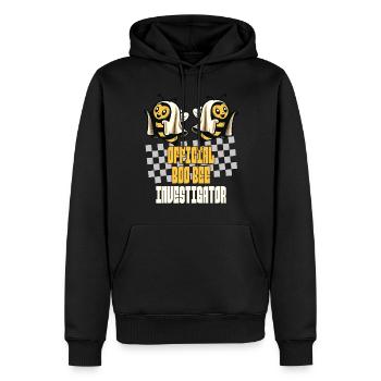 Offizieller Bienen Untersucher Lustiges Spruch - Männer Premium Bio Hoodie - Schwarz - Vorne - Nico (187cm)