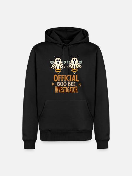 offizieOffizieller Bienen Untersucher Humor Spruch - Herre Premium økologisk hoodie - sort