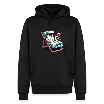Idée de costume de style de vie effrayant d’Halloween d’été - Sweat à capuche Premium bio Homme - noir - Devant - Nico (187cm)