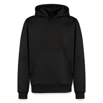 Düstere Monster Augen Creepy Halloween Design - Männer Premium Bio Hoodie - Schwarz - Vorne - Nico (187cm)