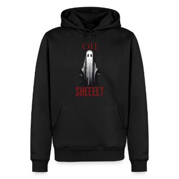 Halloween Oh Sheet Gespenst Lustig - Männer Premium Bio Hoodie - Schwarz - Vorne - Nico (187cm)