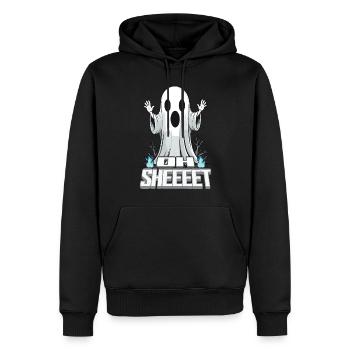 Halloween Oh Sheet Gespenst Lustig - Männer Premium Bio Hoodie - Schwarz - Vorne - Nico (187cm)
