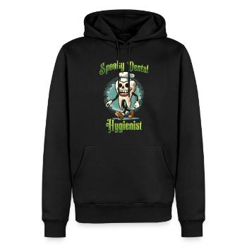 Gruselige Zahnpflege Schlechte Zähne Spaß - Männer Premium Bio Hoodie - Schwarz - Vorne - Nico (187cm)