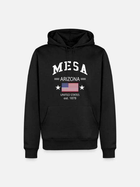 Mesa - Men’s Premium Organic Hoodie - black