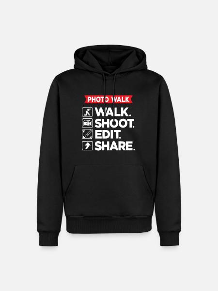 Worldwide Photowalk - Men’s Premium Organic Hoodie - black