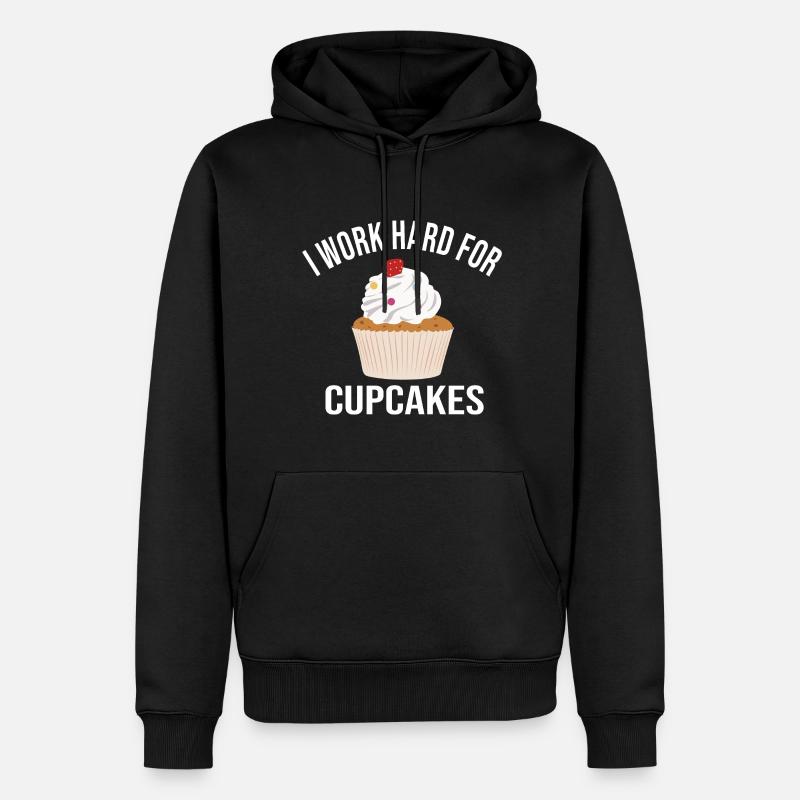 Boulanger Confiseur - Sweat à capuche Premium bio Homme - noir
