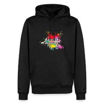 Lucid dreams - Men’s Premium Organic Hoodie - black - Front - Nico (187cm)