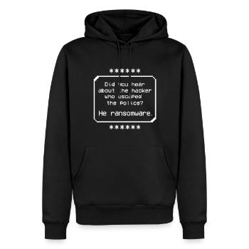 Cyber Security Professional Expert Ethical Hacker - Männer Premium Bio Hoodie - Schwarz - Vorne - Nico (187cm)