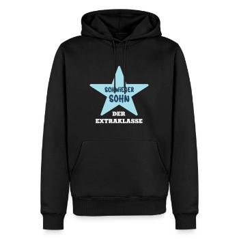 Schwiegersohn Hochzeit Schwiegerkind Bester Sohn - Männer Premium Bio Hoodie - Schwarz - Vorne - Nico (187cm)