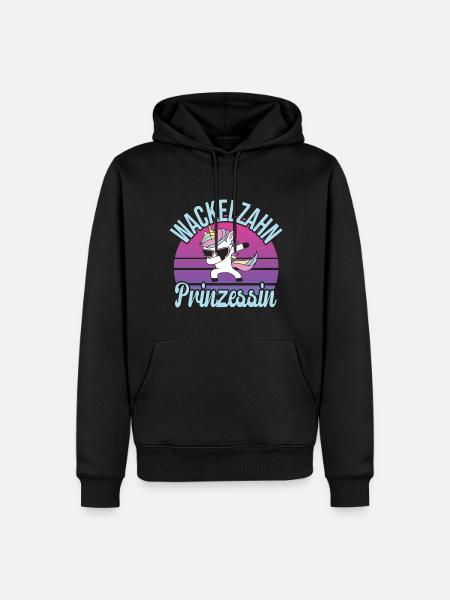 Milchzähne - Männer Premium Bio Hoodie - Schwarz