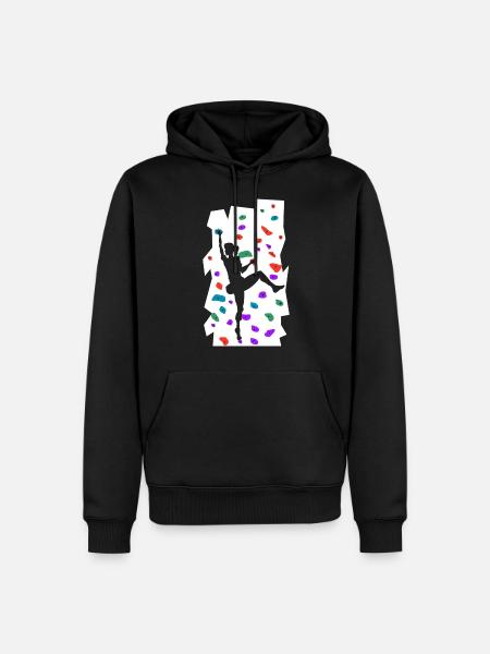 Bloc - Sweat à capuche Premium bio Homme - noir