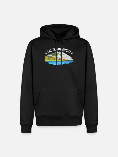 Salzkammergut - Men’s Premium Organic Hoodie - black