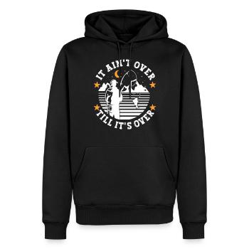Pêche à la fonte des glaces - Sweat à capuche Premium bio Homme - noir - Devant - Nico (187cm)