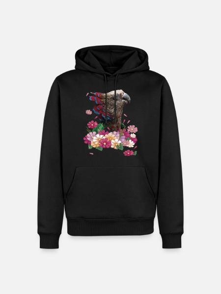 The cacique parrot - Men’s Premium Organic Hoodie - black