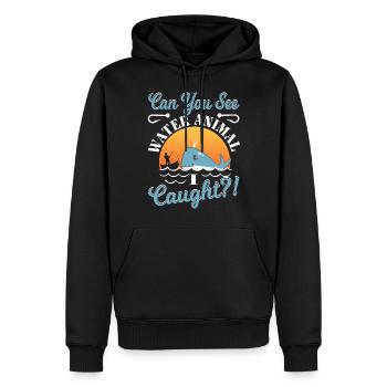 What An Animal - Männer Premium Bio Hoodie - Schwarz - Vorne - Nico (187cm)