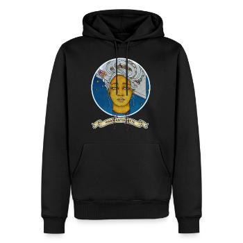 MARIE ANTOINETTE - Männer Premium Bio Hoodie - Schwarz - Vorne - Nico (187cm)