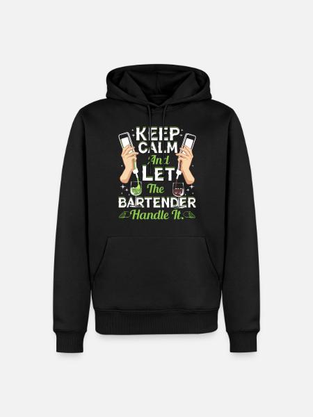 Bartender Handling - Men’s Premium Organic Hoodie - black