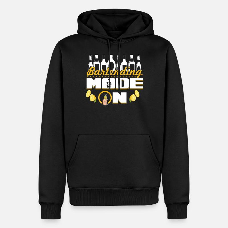 Bartending - Männer Premium Bio Hoodie - Schwarz