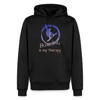 Snowboard Snowboarding - Männer Premium Bio Hoodie - Schwarz - Vorne - Nico (187cm)