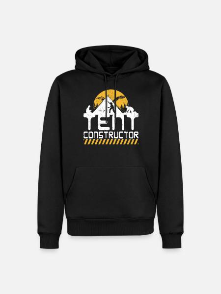 Tent constructor - Männer Premium Bio Hoodie - Schwarz