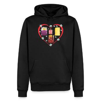 Kerzenherstellung - Männer Premium Bio Hoodie - Schwarz - Vorne - Nico (187cm)