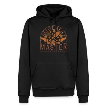 Kleingarten-Meister - Männer Premium Bio Hoodie - Schwarz - Vorne - Nico (187cm)