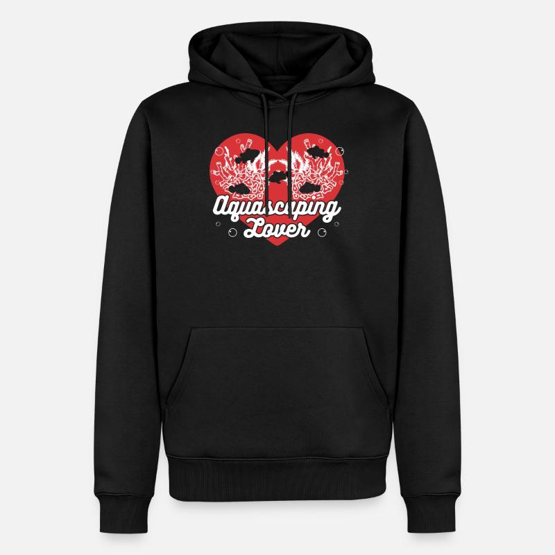 Amateur d’aquascaping - Sweat à capuche Premium bio Homme - noir