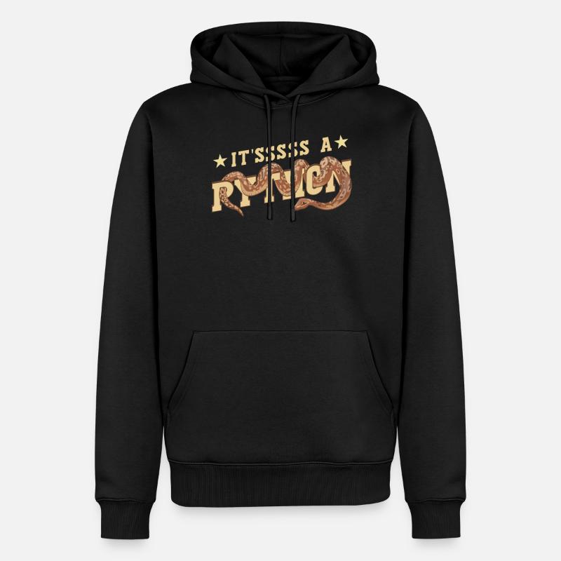 It'sssss a Python - Men’s Premium Organic Hoodie - black