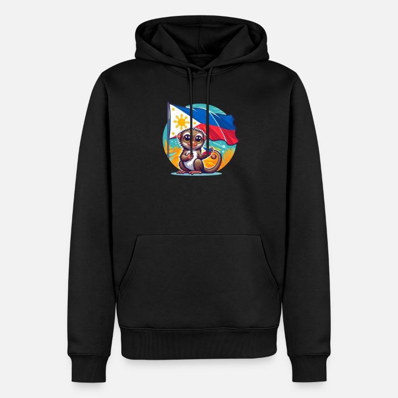 Philippinischer Stolz - Männer Premium Bio Hoodie - Schwarz