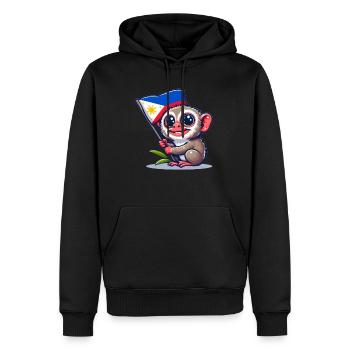 Philippinischer Stolz - Männer Premium Bio Hoodie - Schwarz - Vorne - Nico (187cm)