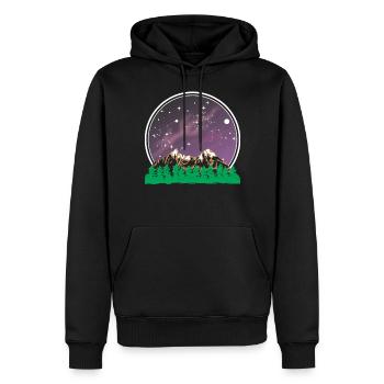 Sternenbeobachtung Astronomie - Männer Premium Bio Hoodie - Schwarz - Vorne - Nico (187cm)