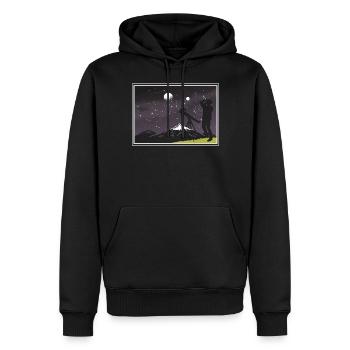 Sternenbeobachtung Astronomie - Männer Premium Bio Hoodie - Schwarz - Vorne - Nico (187cm)