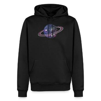 Star gazing - Men’s Premium Organic Hoodie - black - Front - Nico (187cm)