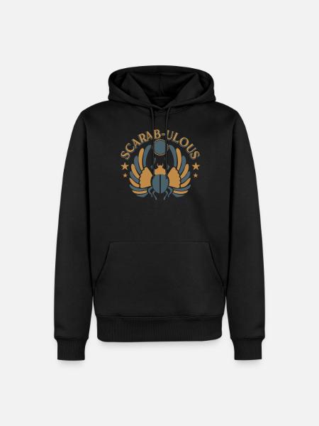 Skarabäus - Männer Premium Bio Hoodie - Schwarz