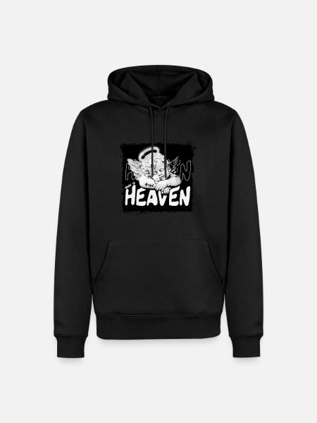 Bébé mignon ange - Sweat à capuche Premium bio Homme - noir
