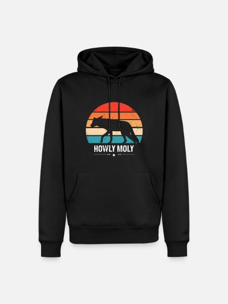 Kojoten Design für Kojotentöter - Männer Premium Bio Hoodie - Schwarz