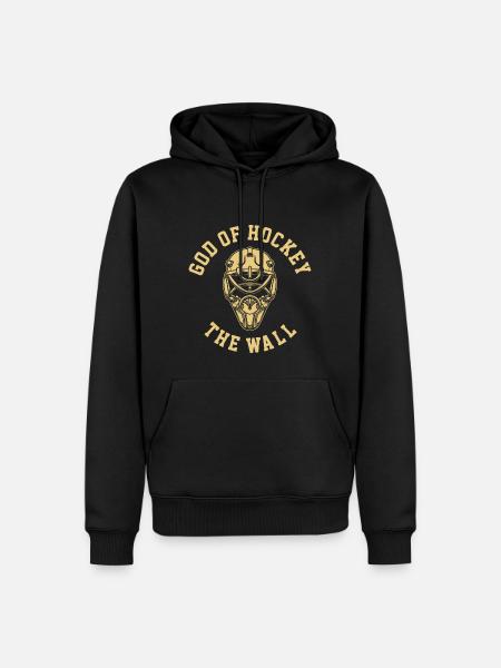 GOD OF HOCKEY - Men’s Premium Organic Hoodie - black