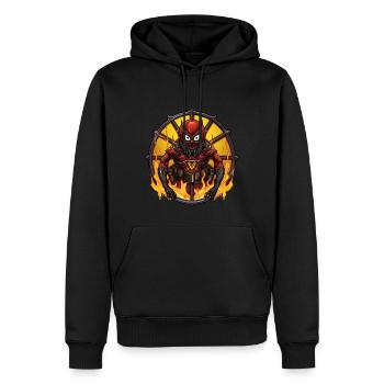 Spinnen Feuerwehr - Männer Premium Bio Hoodie - Schwarz - Vorne - Nico (187cm)