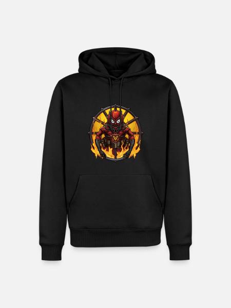 Spiders Fire Brigade - Men’s Premium Organic Hoodie - black